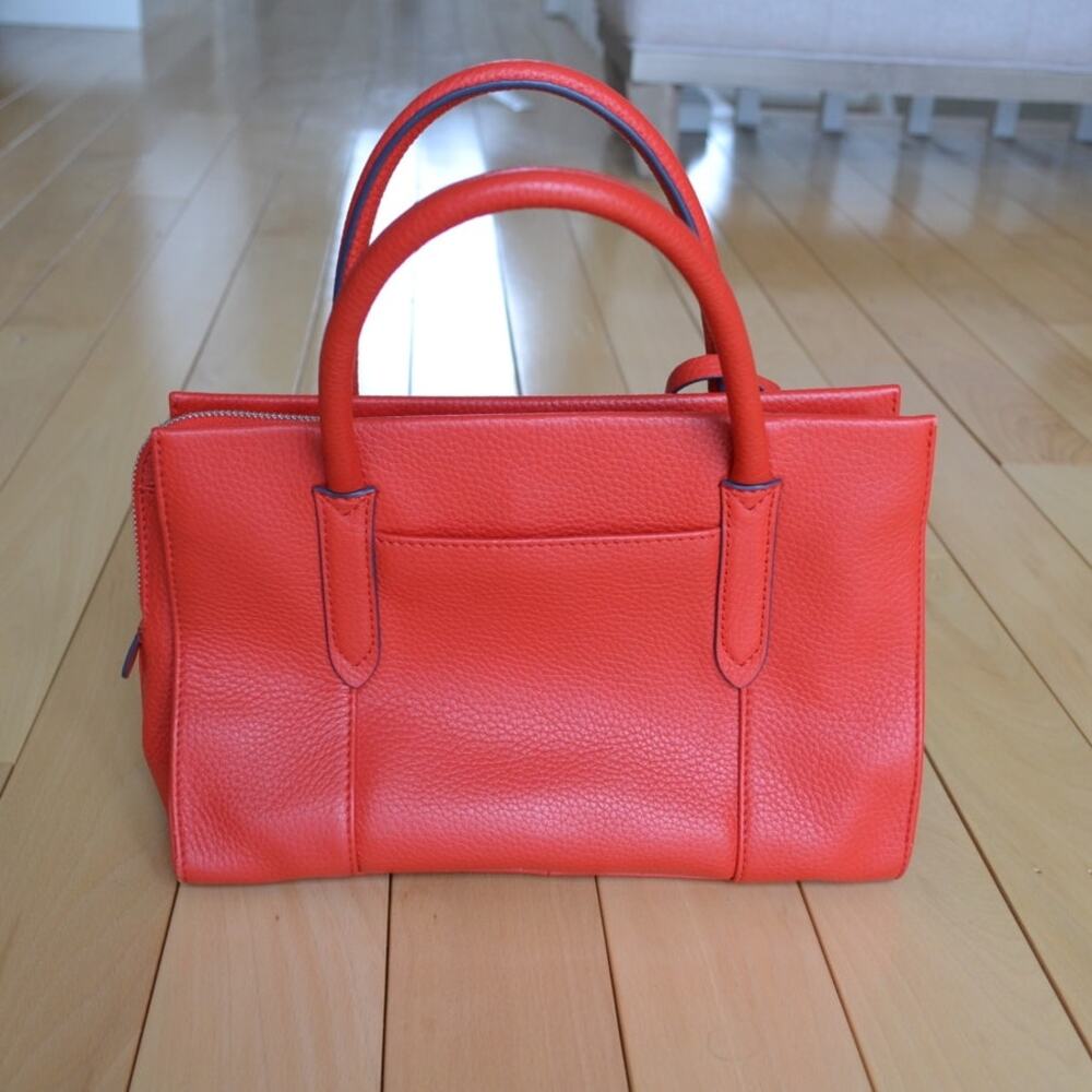 Arlington Court Medium Satchel Handbag Purse Red - Picture 2 of 6